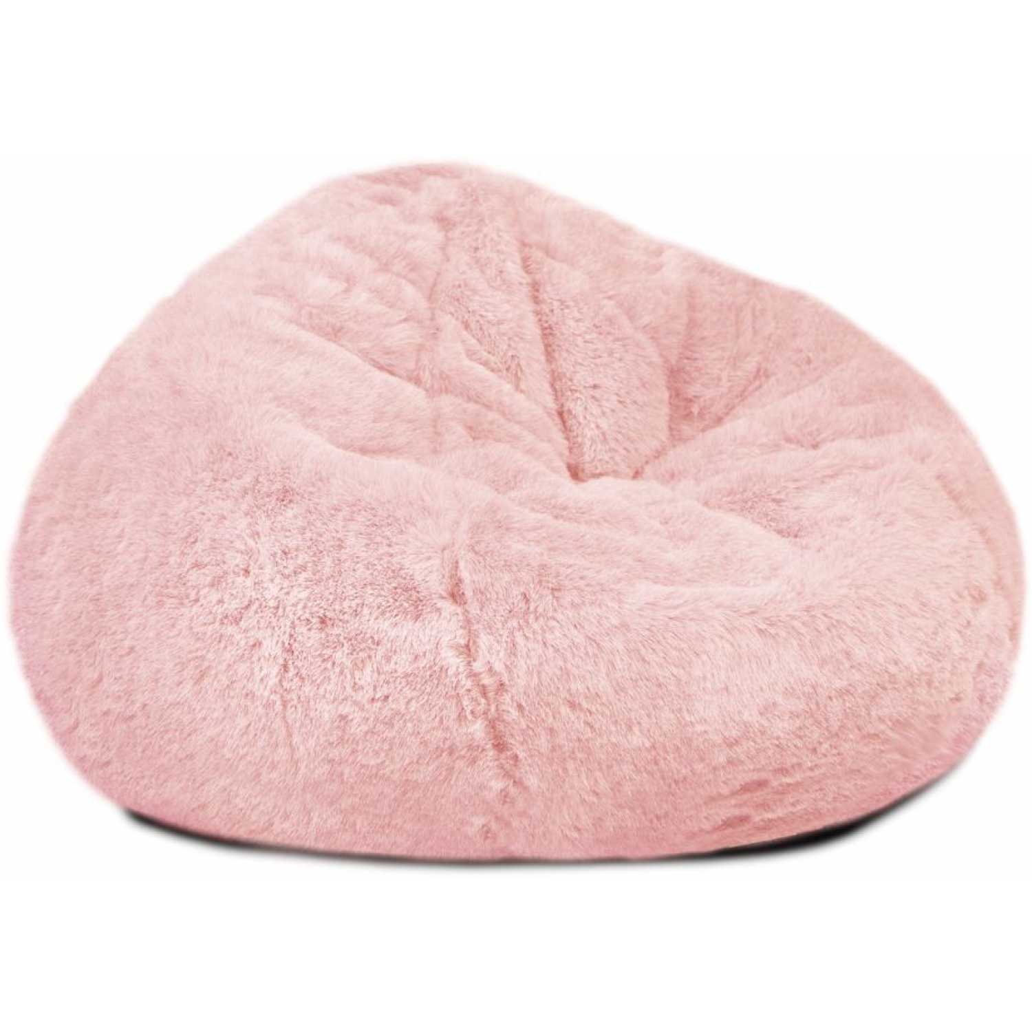 rucomfy Hugge Faux Fur Bean Bag - Pink